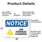 Signmission Low Overhead Clearance, 18 in W x Rectangle, Aluminum OS-2PACK-NS-A-1218-L-14066 - alternate 3